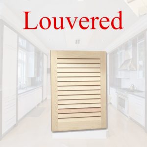 Kitchen Cabinet Door Style, Louvered